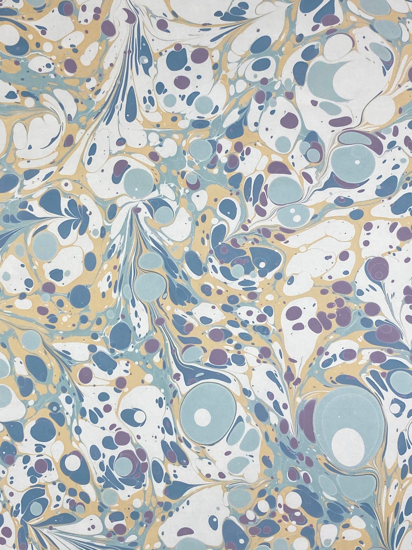 Hand-Marbled Paper M137