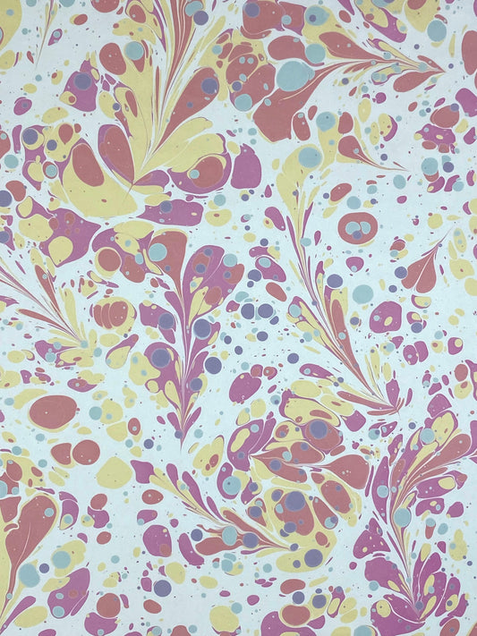 Hand-Marbled Paper M138