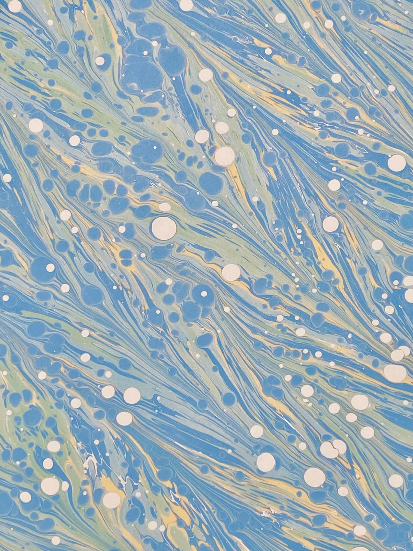 Full Sheet Hand-Marbled Paper P047