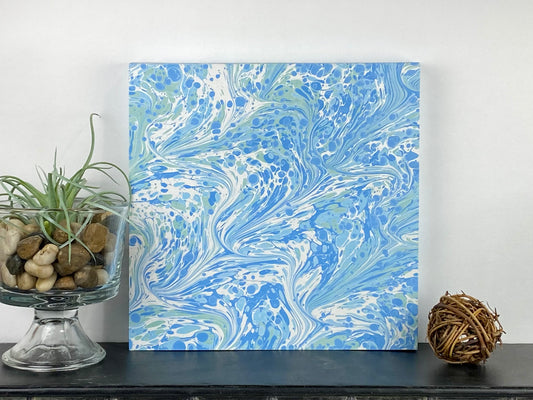 Original 8x8 Marbled Wall Art, Kauai Series #3