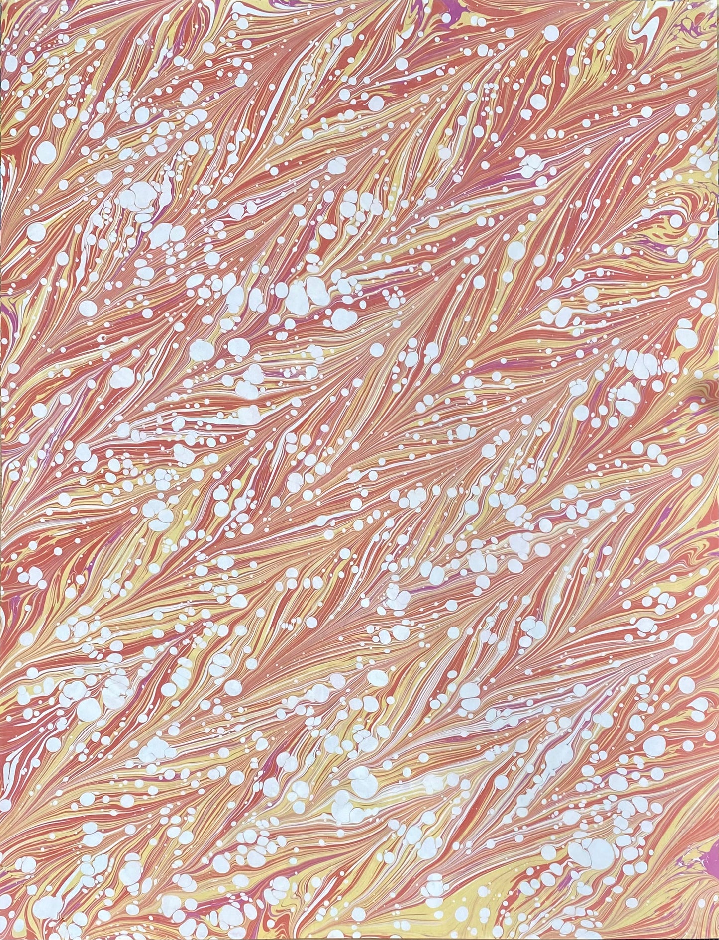 Full Sheet Hand-Marbled Paper P006