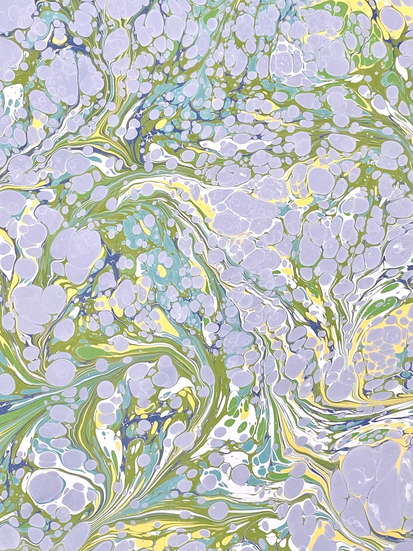 Full Sheet Hand-Marbled Paper P039