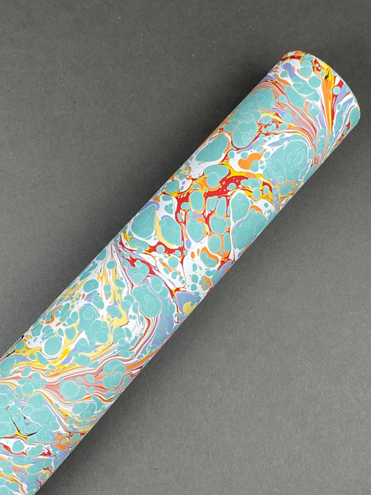 Full Sheet Hand-Marbled Paper P035S