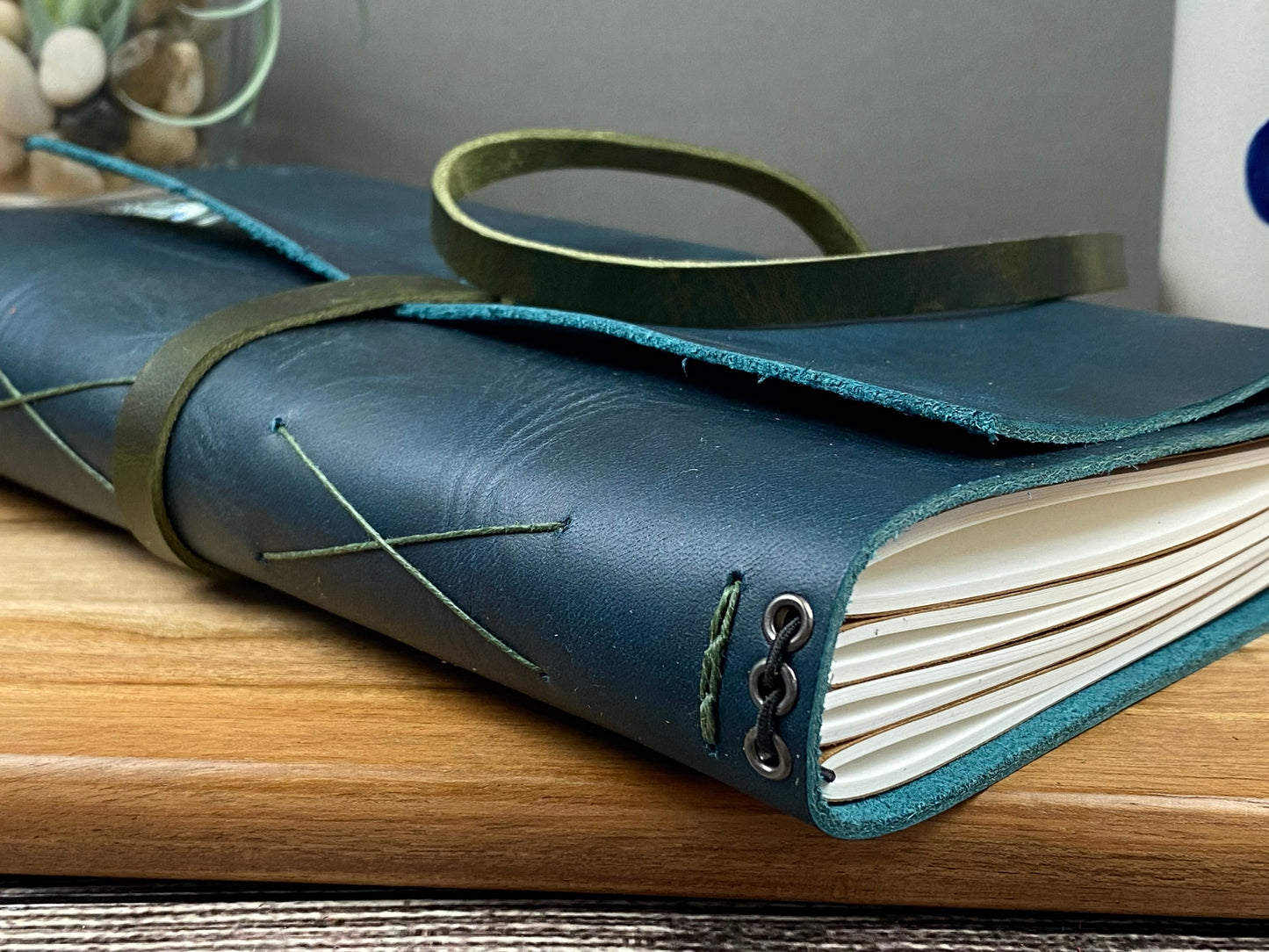 Large Refillable Journal in Dark Teal