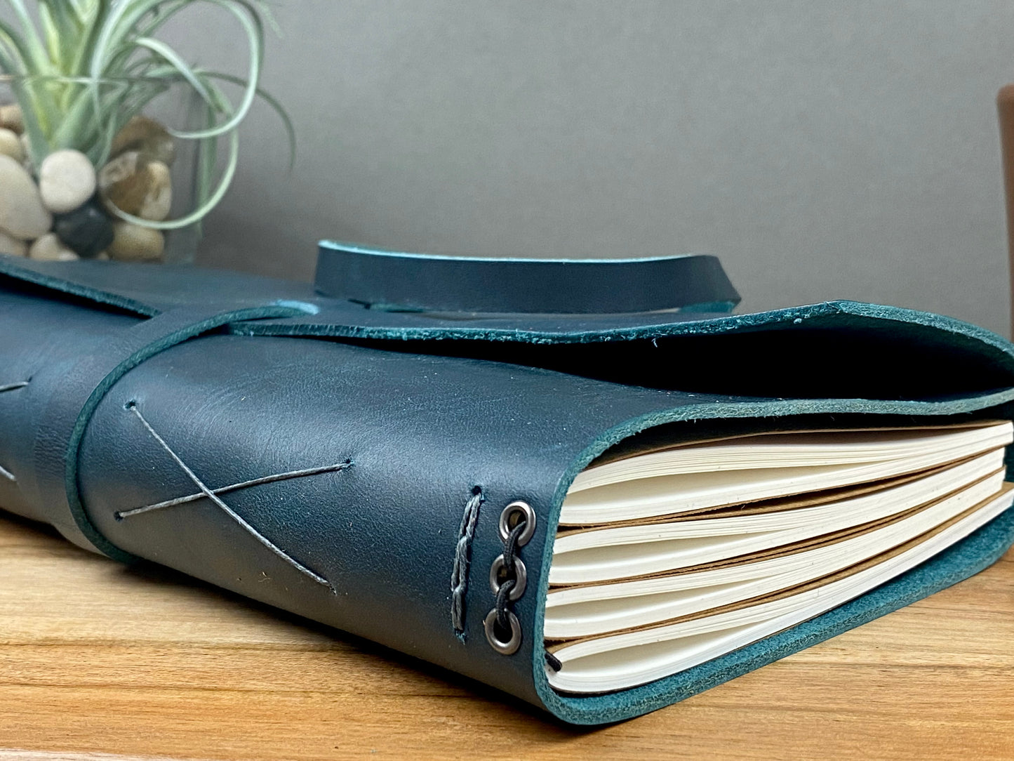 Large Refillable Journal in Dark Teal