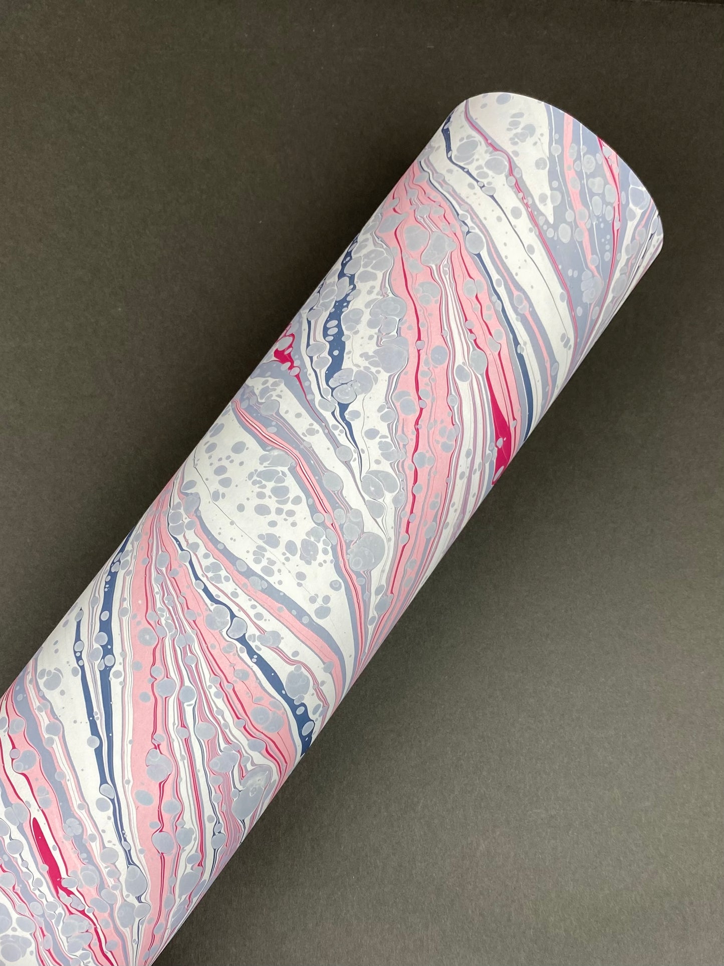 Half-Sheet Hand-Marbled Paper P022H