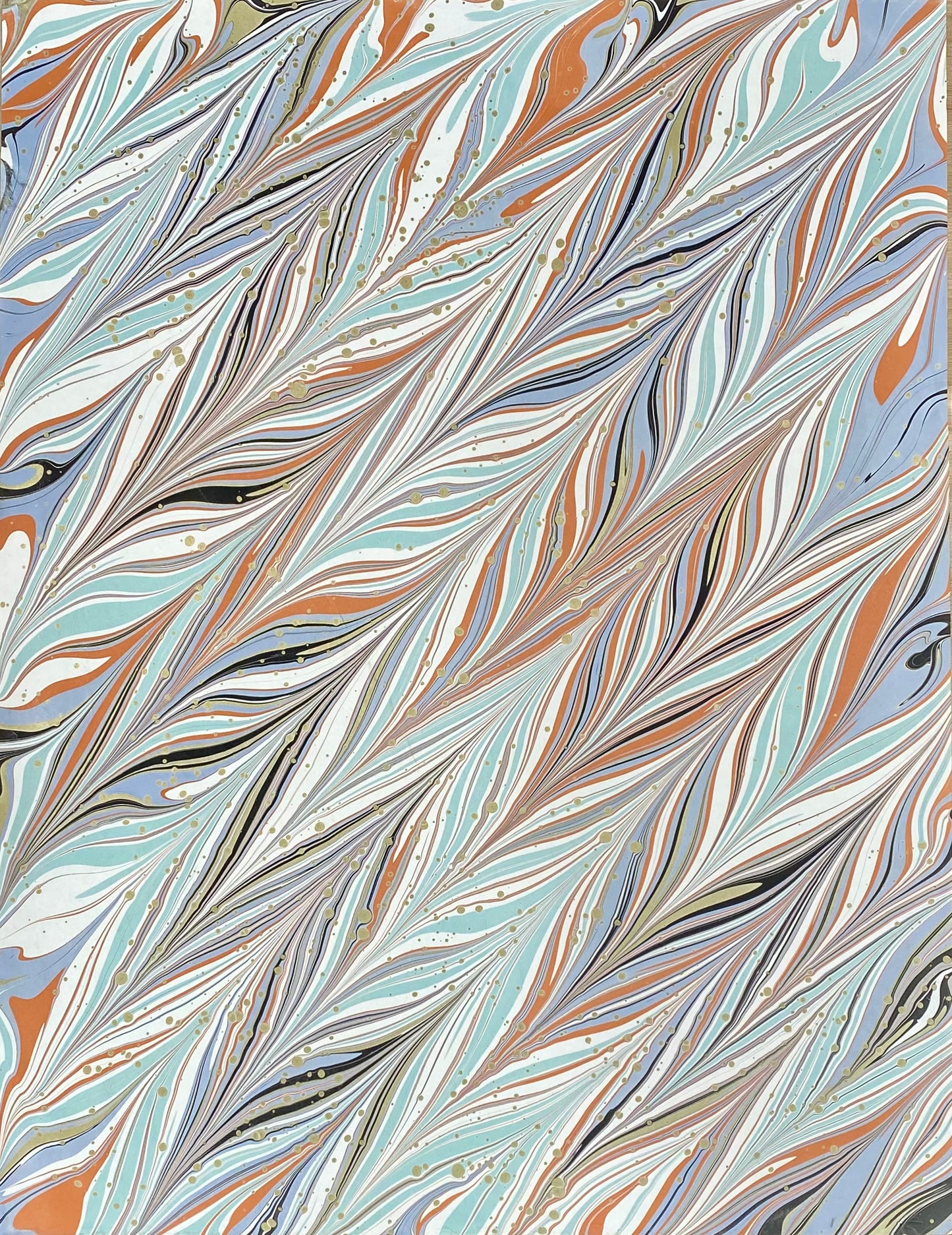 Full Sheet Hand-Marbled Paper P024S