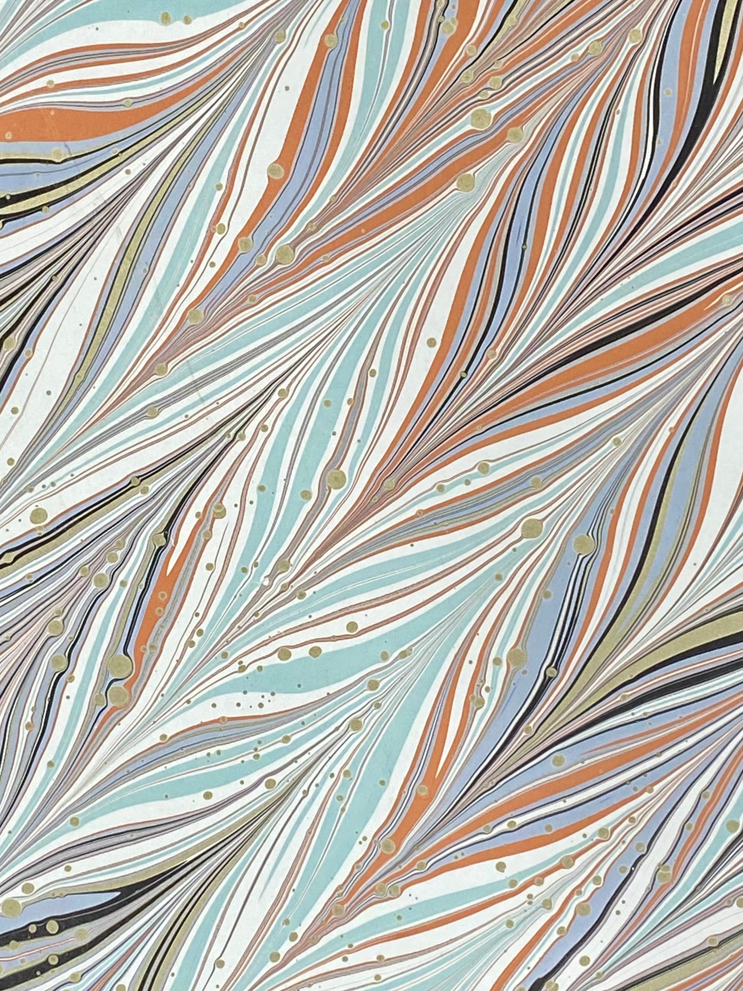 Full Sheet Hand-Marbled Paper P024S