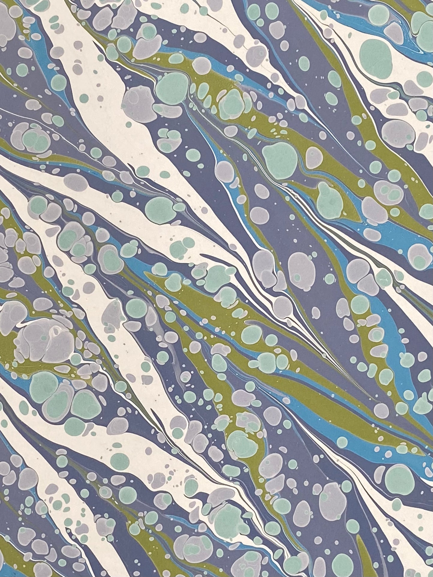 Full Sheet Hand-Marbled Paper P029